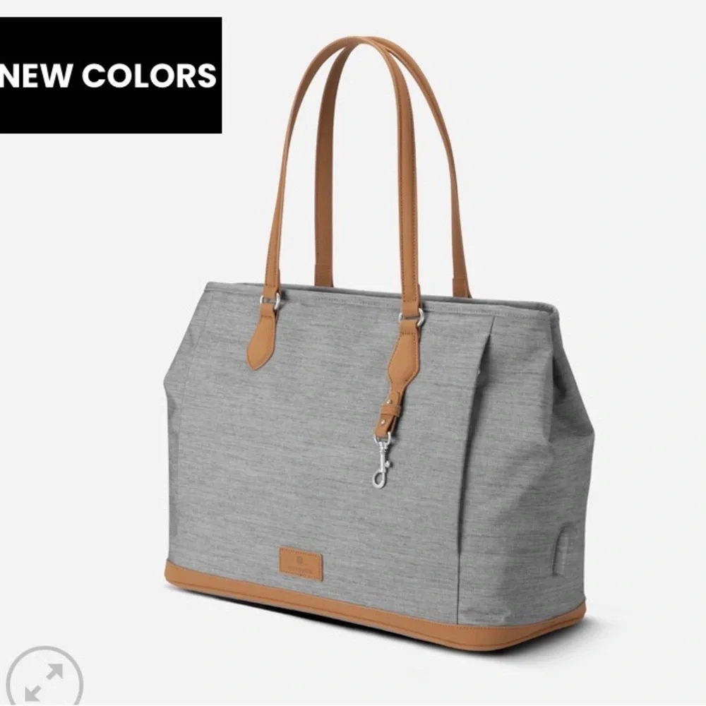Siena Gray Tote Bag for Women - Picture 1 of 6